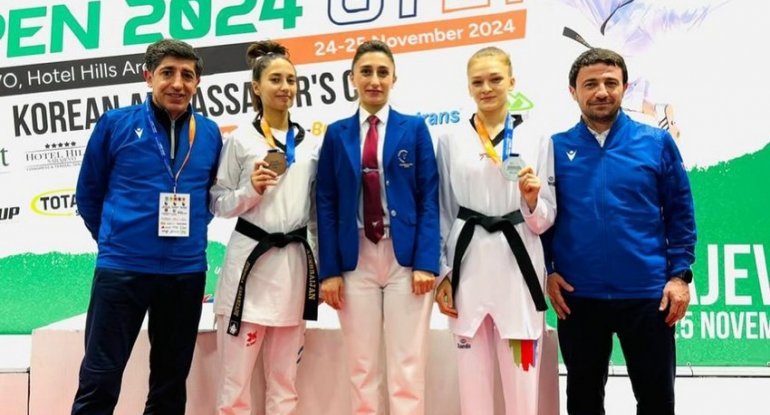 Azərbaycan taekvondoçuları Bosniya və Herseqovinada daha iki medal qazanıblar