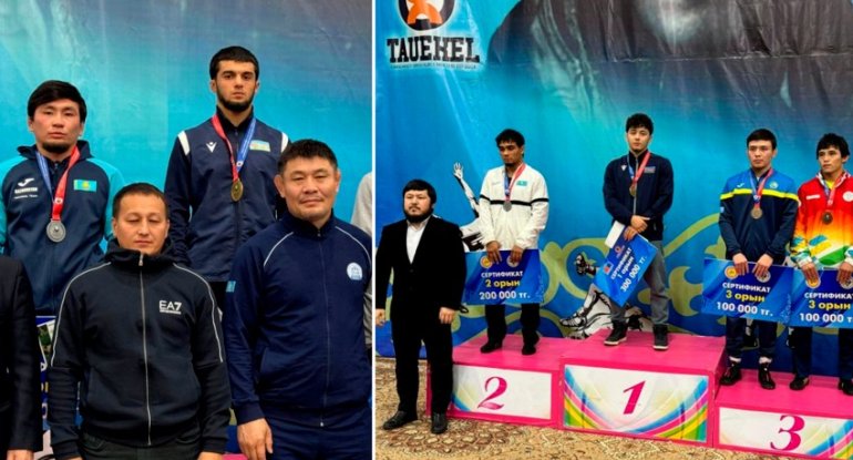 Azərbaycan güləşçiləri Qazaxıstanda 2 qızıl medal qazanıblar