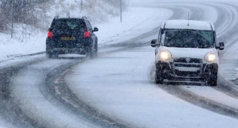 Bu gecə yollar buz bağlayacaq - XƏBƏRDARLIQ