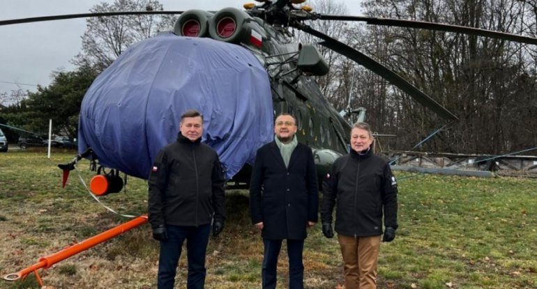 Polşa Ukraynaya yeni helikopterlər verdi