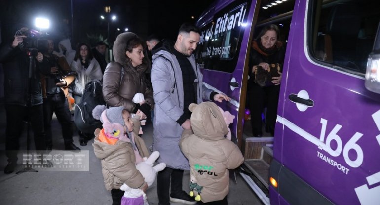 Növbəti köç karvanı Cəbrayıl şəhərinə çatıb - YENİLƏNİB