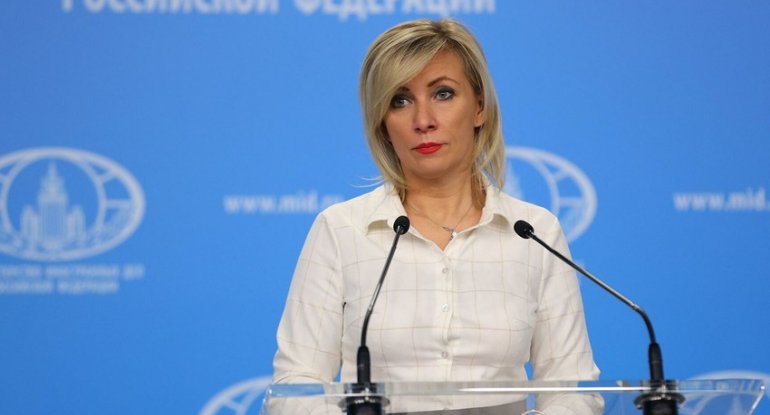 Zaxarova: Ermənistanın reaksiyası təəccüb doğurur