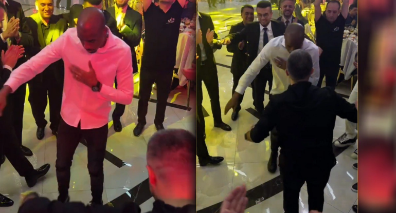 "Qarabağ"ın ulduzunun toyda rəqsi gündəm oldu - VİDEO