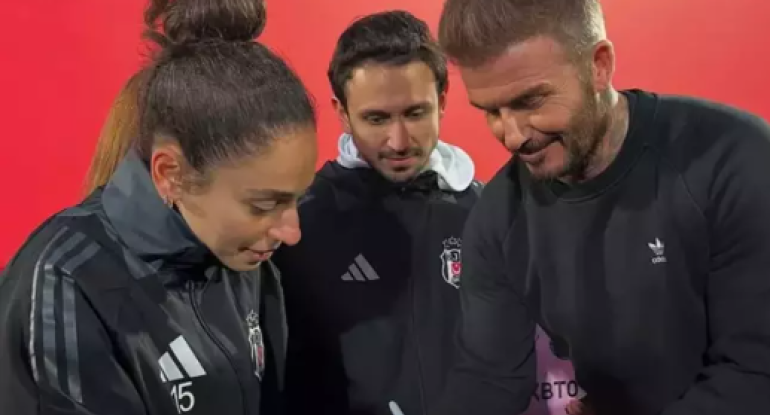 Devid Bekhem "Beşiktaş"da - FOTOLAR