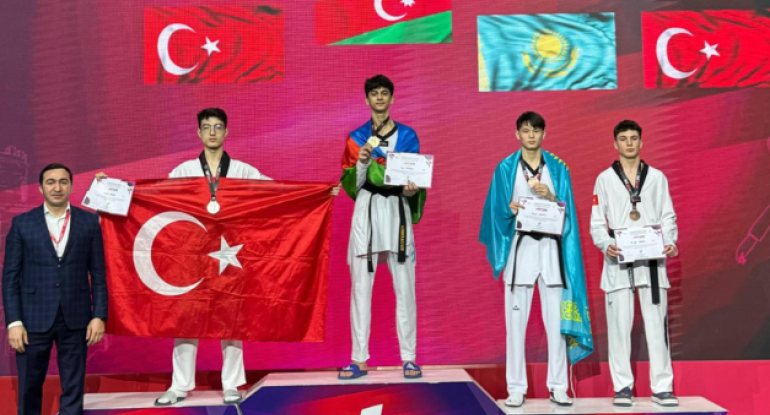 Azərbaycanın daha iki taekvondoçusu Türkiyədə qızıl medal qazanıb