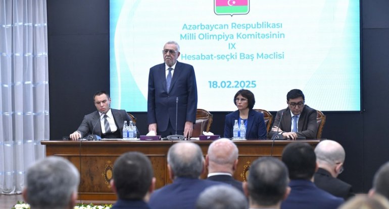 Azərbaycan Milli Olimpiya Komitəsinin Hesabat-seçki Baş Məclisi keçirilib