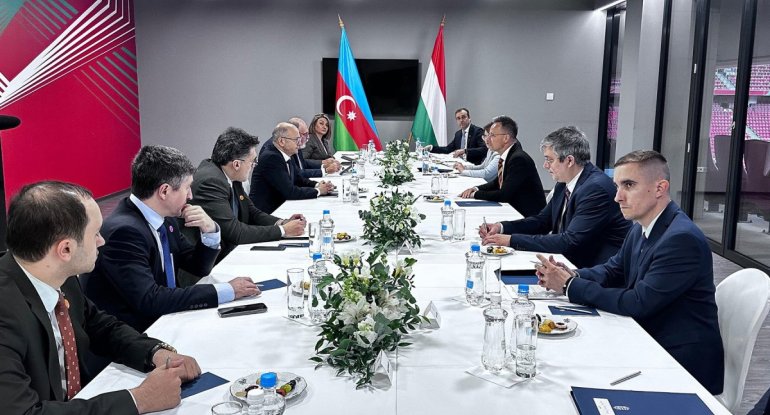 Azərbaycan və Macarıstan Avropada enerji təhlükəsizliyi məsələsini müzakirə edib