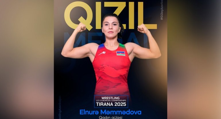Elnurə Məmmədova da qızıl medal qazanıb