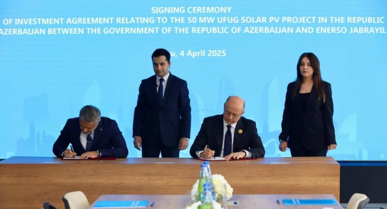 Azərbaycan 3 GES layihəsi üzrə investisiya və icra müqaviləsi imzalayıb&nbsp;