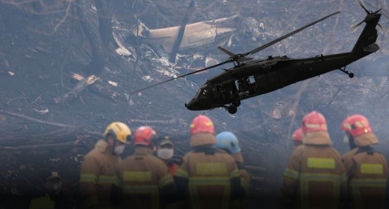 Yaponiyada helikopter dənizə düşdü, 3 nəfər öldü