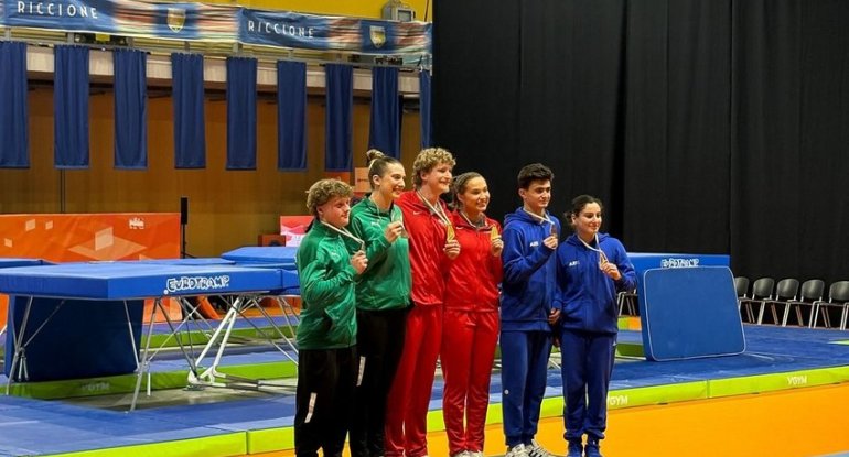 Azərbaycan gimnastları İtaliyada bürünc medal qazanıblar