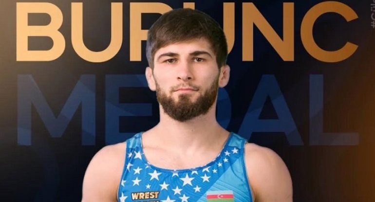 Azərbaycan güləşçisi bürünc medal qazanıb