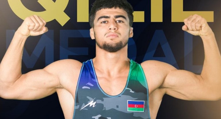 Azərbaycanın daha bir güləşçisi Avropa çempionatında qızıl medal qazanıb