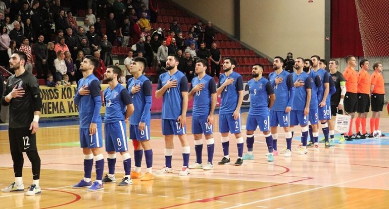 Azərbaycanın futzal millisi son oyunda məğlub olub