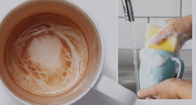 Par-par parıldayacaq: fincanları çay ləkəsindən necə təmizləmək olar?