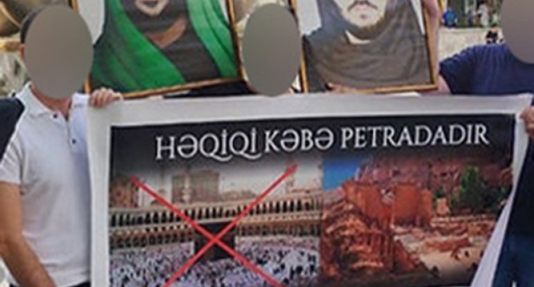 &ldquo;28 Mall&rdquo;un qarşısında plakat açan təriqət üzvləri həbs edildi