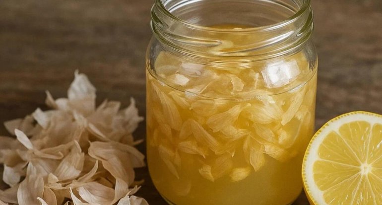 Qabığını limonla qaynadıb için - Bütün tıxanmış damarları açır