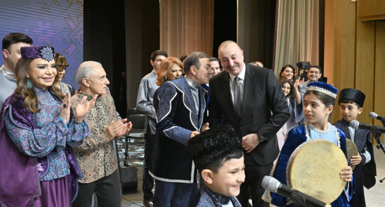 Prezident və xanımı Ağdam Muğam Mərkəzinin açılışında - FOTOLAR - YENİLƏNİB