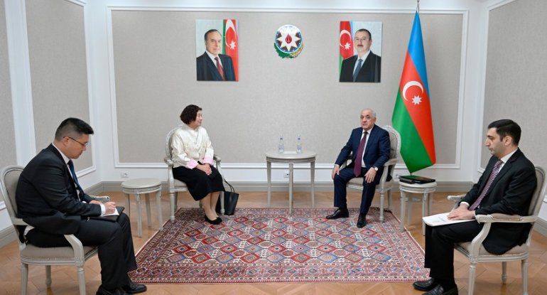 Azərbaycan ilə Çin arasında ticarət-iqtisadi və humanitar əməkdaşlıq müzakirə edilib