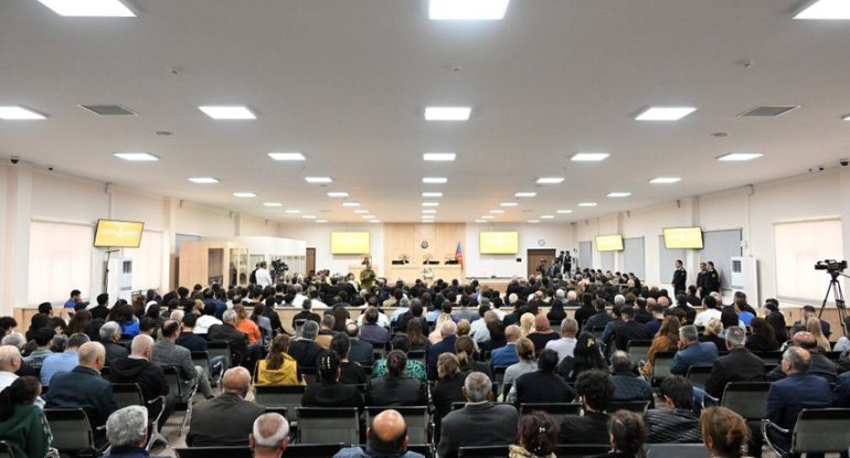 Məhkəmədə Ermənistan ordusunun işğal və mülki əhalinin qətliamı faktları ilə bağlı ifadələr dinlənilib