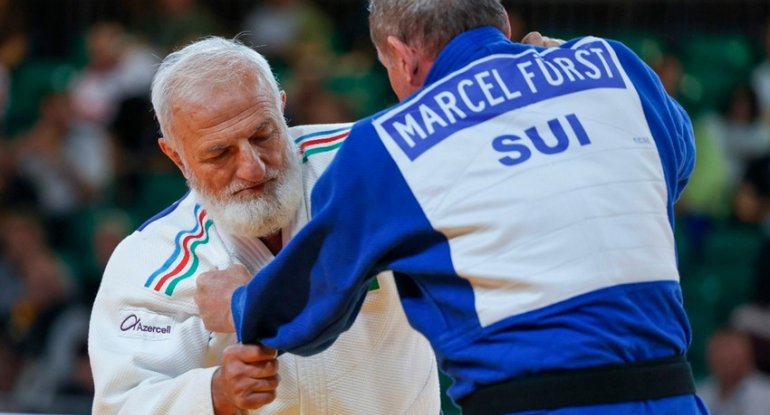Azərbaycanın veteran cüdoçusu Avropa çempionatında qızıl medal qazanıb