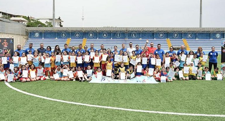 UEFA-nın dəstəyi ilə Bakıda futbol festivalı keçirilib