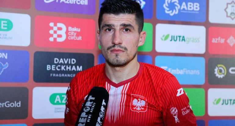 Polşa millisinin futbolçusu: &ldquo;Ümid edirəm ki, növbəti yarışlarda da təşkilatçılıq Azərbaycandakı kimi olacaq&rdquo;