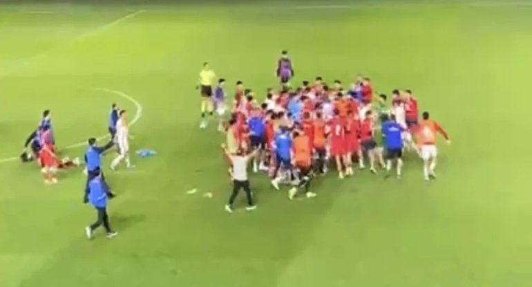 Azərbaycan - Monteneqro oyunundan sonra kütləvi dava baş verib