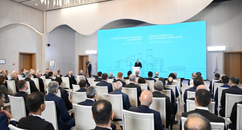 Mingəçevirdə &ldquo;8 Noyabr&rdquo; Elektrik Stansiyasının açılış mərasimi keçirilib -&nbsp;YENİLƏNİB