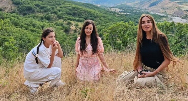 Arzu Əliyeva bacısını belə təbrik etdi - VİDEO