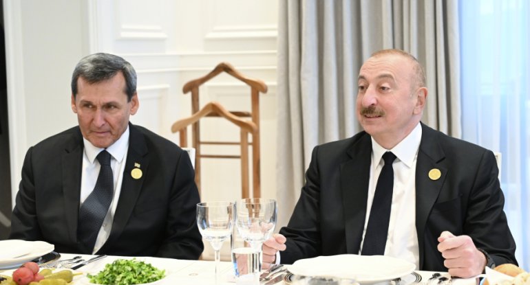 Şuşada rəsmi nahar - FOTO