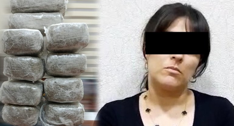 Bakıda qadının evindən 10 kq narkotik aşkarlandı