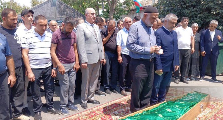 Milli Qəhrəman Natiq Qasımovun anası dəfn olunub