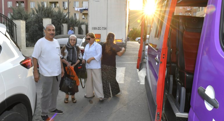 Ağdamın Xıdırlı kəndinə növbəti köç karvanı yola salınıb - YENİLƏNİB