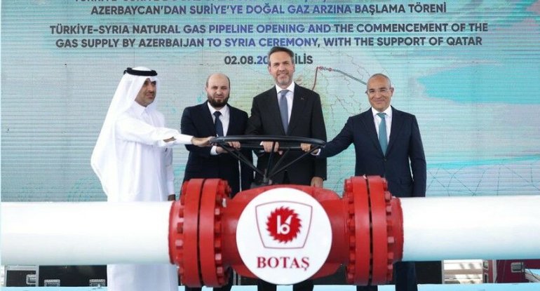 Dörd ölkədən Azərbaycan qazının Suriyaya nəqli ilə bağlı BİRGƏ AÇIQLAMA
