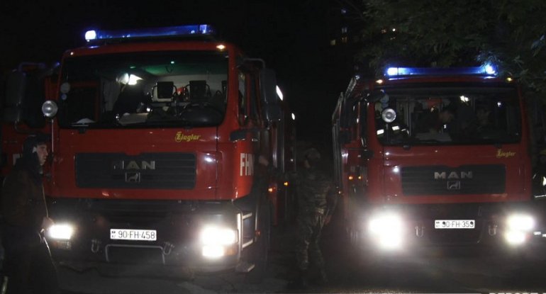Dövlət Sərhəd Xidməti Aparatının inzibati binasında yanğın olub