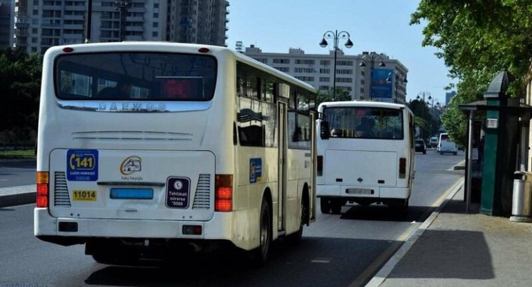 Sərxoş halda sərnişin daşıyan avtobus sürücüsü həbs edildi - FOTO