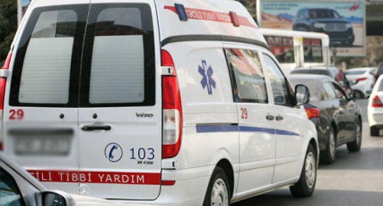 Bakıda bazarda araba sürən şəxs qəfil öldü