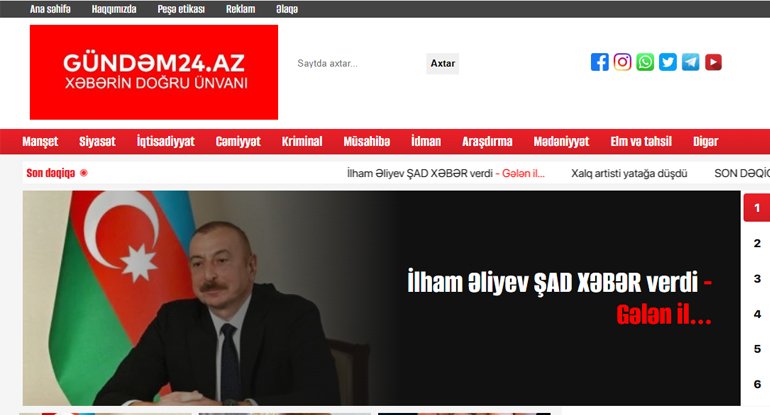 Azərbaycanda yeni sayt fəaliyyətə başladı