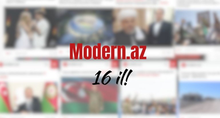 Modern.az-ın 16 yaşı tamam oldu