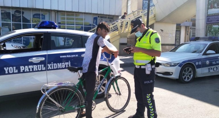 Yol polisi&nbsp;velosipedçilərə&nbsp;müraciət etdi