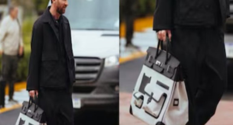 Messi milli komanda üslubunda: 65 min dollarlıq palto və dəbli çantada&nbsp;