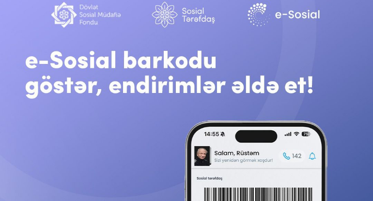 &ldquo;Sosial Tərəfdaş&rdquo; loyallıq layihəsi çərçivəsində ölkə üzrə pensiyaçılar üçün geniş endirim imkanları yaradılıb