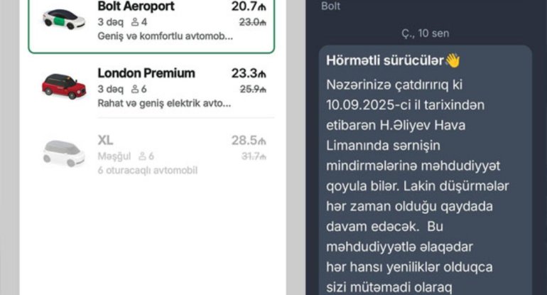 Bu gündən aeroportdan şəhərə taksi sifariş etmək olmur - Fotolar