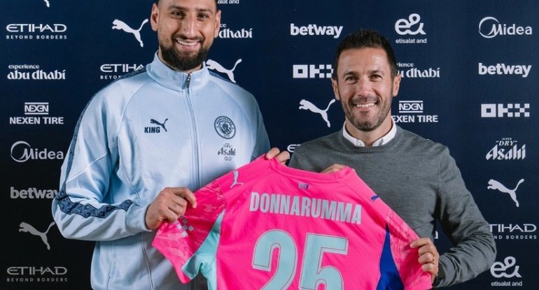 "Mançester Siti" Donnarummanın transferini rəsmən açıqladı
