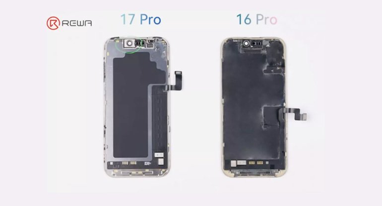 "iPhone 17 Pro"nun təmiri daha asan oldu - Köhnəsi ilə fərqləri