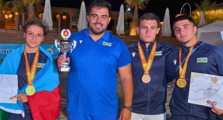 İdmançılarımız dünya çempionatında 2 qızıl medal qazanıblar