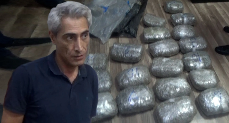 Bakıda keçmiş məhkumdan 20 kiloqram NARKOTİK AŞKARLANDI