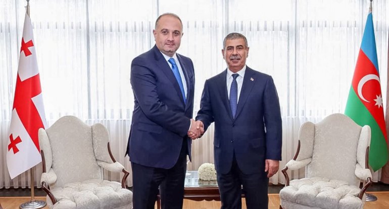 Azərbaycan və Gürcüstan müdafiə nazirləri görüşüblər&nbsp;