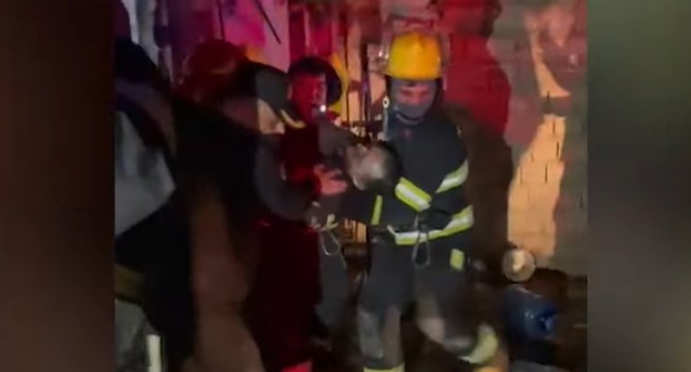 Zığda yanğınla müşayiət olunan partlayış baş verib - VİDEO